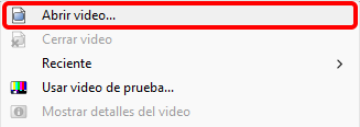 Abrir vídeo